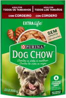 imagem de Ração Úmida Sachê Dog Chow Cães Adultos Sabor Cordeiro - 100 G