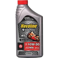 imagem de Óleo Automotivo para Motos Texaco 10w30 Havoline 4t Sl Semi Embalagem 1l