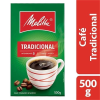 imagem de Café Torrado e Moído Tradicional Vácuo Melitta 500g