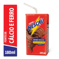 imagem de Bebida Láctea Uht Sabor Chocolate Nescau Nestlé 180ml