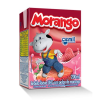 imagem de Bebida Láctea Sabor Morango Cemil 200ml