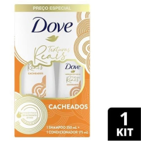 imagem de Kit Cacheado Shampoo 350ml + Condicionador 175ml Dove