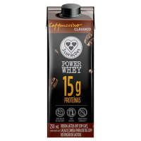 imagem de Bebida Láctea Cappuccino Power Whey Clássico 3 Corações 250ml