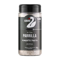 imagem de Sal Parrilla Pimenta Preta Cisne 500g