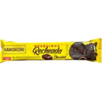imagem de Biscoito Rosquinha Recheada Sabor Chocolate Rancheiro 90g