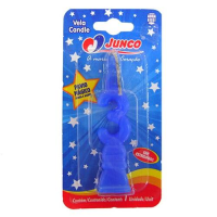 imagem de Vela de Aniversário Junco Azul N3 Embalagem 1 Un