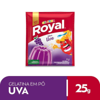 imagem de Gelatina em Pó Sabor Uva Royal 25g