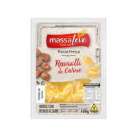 imagem de Massas Frescas Massaleve Ravioli de Carne Embalagem 400g