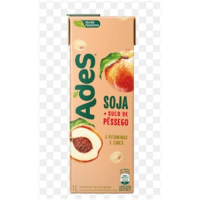imagem de Bebida À Base de Soja Sabor Pêssego Ades 1l