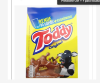 imagem de Achocolatado em Pó Original Embalagem Econômica Toddy 1,8kg