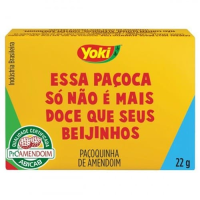 imagem de Pack Paçoquinha Tablete Yoki Pote 1,1kg