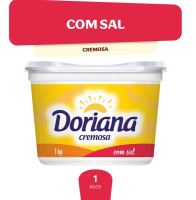 imagem de Margarina Cremosa Com Sal Doriana 1kg