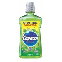 imagem de Enxaguante Bucal Antisséptico Menta Intense Cepacol Leve 500ml Pague 350ml