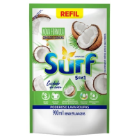 imagem de Lava Roupas Líquido Refil Cuidado do Coco Surf 900ml