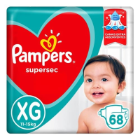 imagem de Fralda Xg Pampers Supersec Embalagem 68un