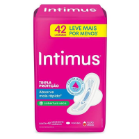 imagem de Absorvente Intimus Tripla Proteção Com Abas Seca 42un
