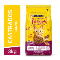 imagem de Ração Para Gatos Adultos Sabor Mix de Carnes Purina Friskies 3kg