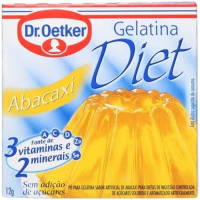 imagem de Gelatina em Pó Sabor Abacaxi Diet Dr. Oetker 12g