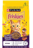 imagem de Ração para Gatos Adultos Castrados de Frango, Carne E Peixe Friskies 3kg