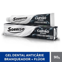 imagem de Creme Sorriso Carvão Ativado Dental 90g