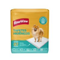 imagem de Tapete Higiênico Pet Baw Waw 60cm X 60cm Embalagem 7 Un