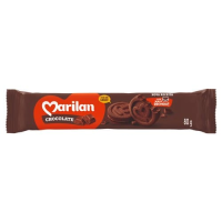 imagem de Biscoito Recheado Sabor Chocolate Marilan 80g