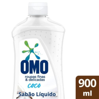 imagem de Sabão Líquido para Roupas Finas e Delicadas de Coco Omo 900ml