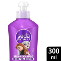 imagem de Creme para Pentear Infantil Frozen Juntinhos Brilho Encantado Seda 300ml