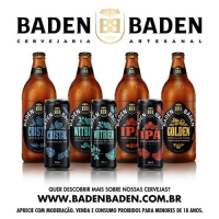 imagem de Cerveja Americana IPA Puro Malte Baden Baden 600ml