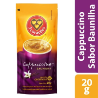 imagem de Capuccino 3 Corações Baunilha Sachê 20g