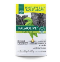 imagem de Sabonete Em Barra Palmolive Naturals Sensação Purificante 8un 85g