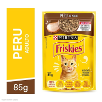 imagem de Ração Úmida Sachê Friskies Para Gatos Adultos Sabor Peru Ao Molho - 85 G
