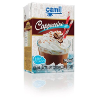 imagem de Bebida Láctea Cemil Sabor Cappuccino Embalagem 190ml