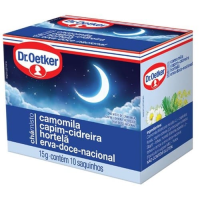 imagem de Chá Misto Dr Oetker Camomila, Capim Cidreira, Hortelã e Erva Doce Nacional 15g