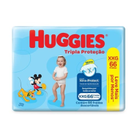 imagem de Fralda Tripla Proteção Huggies Xxg 66un