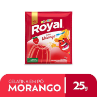imagem de Gelatina em Pó Sabor Morango Royal 25g