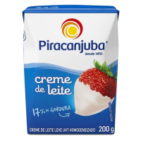 imagem de Creme de Leite Piracanjuba 200g 15% de Gordura