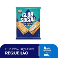 imagem de Biscoito Recheado Requeijão Club Social 106gr