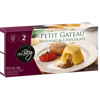 imagem de Petit Gateau Leitinho com Chocolate Mr Bey Embalagem 120g