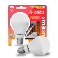 imagem de Lâmpada Controled Sensor de Presença Ourolux 9w 6500k