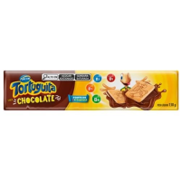 imagem de Biscoito Recheado de Chocolate Quadrado Tortuguita 130g