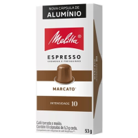 imagem de Café em Cápsula Torrado e Moído Marcato Espresso Melitta 53g 10un
