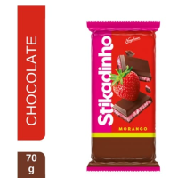 imagem de Barra de Chocolate Stikadinho Morango Neugebauer 70g