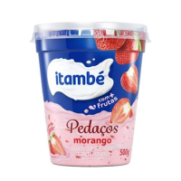 imagem de Iogurte em Pedaços Morango Itambé 500g