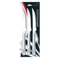 imagem de Conjunto de Faca Moniz Churrasco Inox Simonaggio 3un