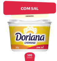 imagem de Margarina Cremosa Com Sal Doriana 500g