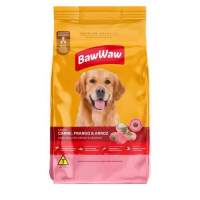 imagem de Ração para Cães Adultos Médios e Grandes Porte Sabor Carne e Frango Baw Waw 2,4kg