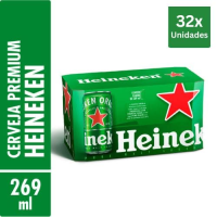 imagem de Combo 32x Cerveja Heineken 269ml - Cerveja Heineken Lata 269Ml