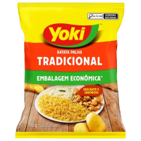 imagem de Batata Palha Tradicional Yoki Pacote 195g Embalagem Econômica