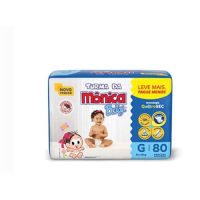 imagem de Fralda Descartável Tamanho G Leve Mais Pague Menos Turma da Mônica Baby 80un